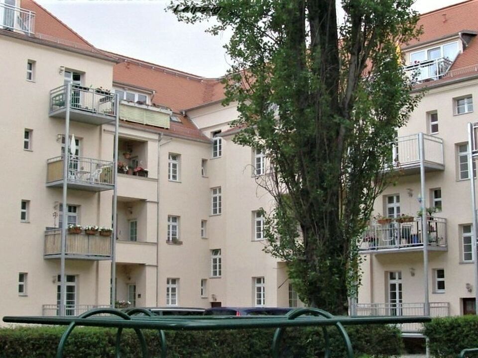 Ansicht Hofseite mit Balkonen