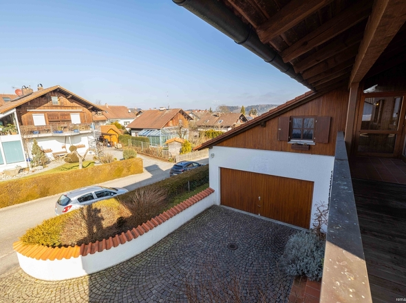 Blick vom Obergeschoß